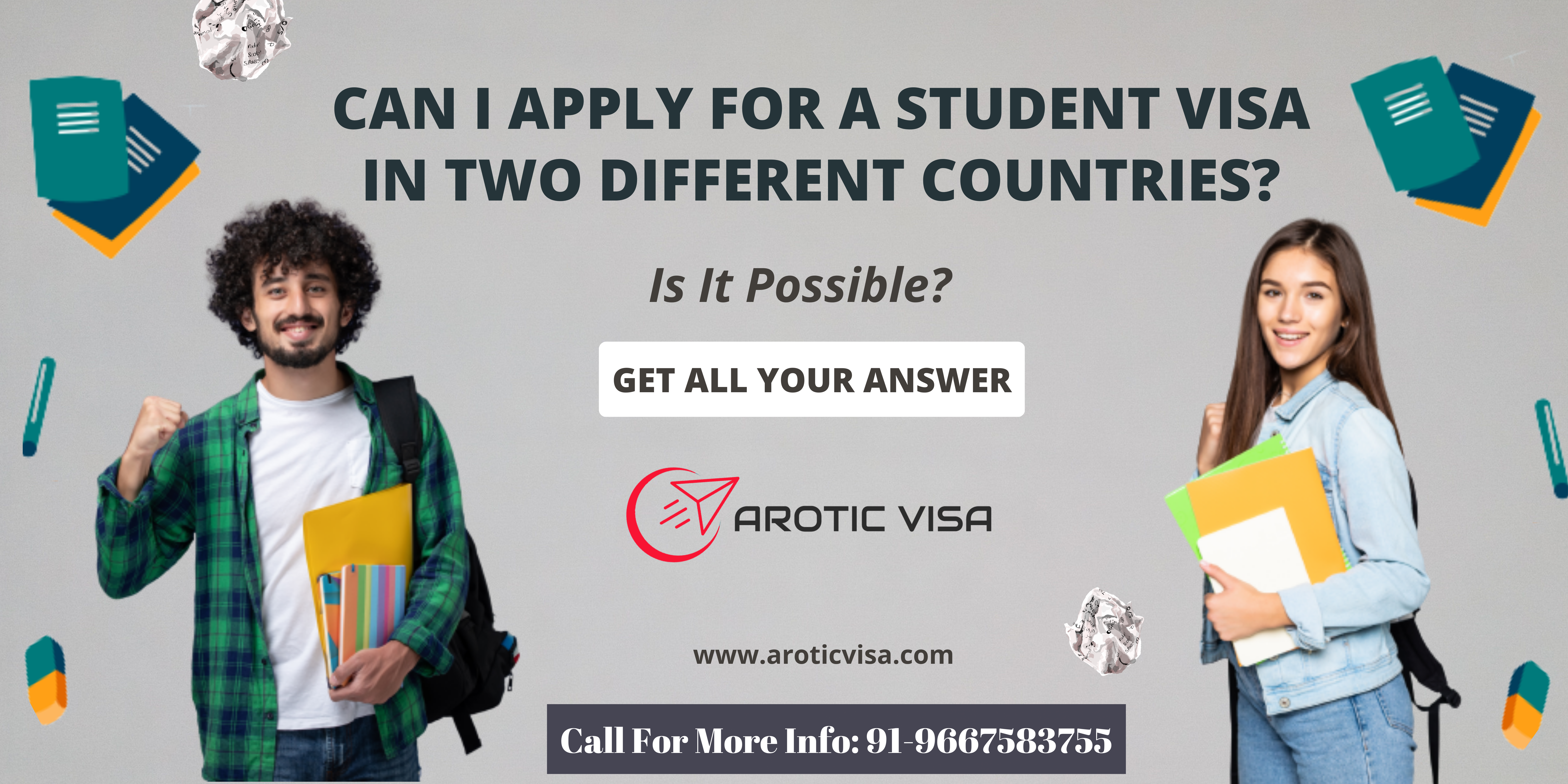 Can I apply for a student visa in two different countries?
